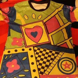 Colorful Geometric Graphic Dress